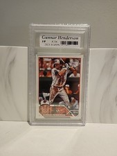 💎 💎 2023 Topps - Gunnar Henderson #206 (RC) 💎 ROOKIE GRADED FGC10 💎