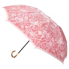 Makita Shoten Co.Ltd. Women's Folding Umbrella Mini Kirie Sarasa Red from JAPAN