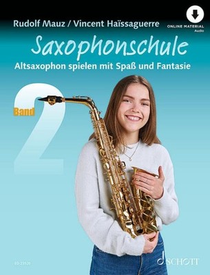 Vincent Haissaguerre Saxophonschule 2. Alt-Saxophon. Lehrbuch.