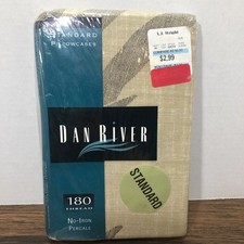 NIP Vintage Dan River Two Standard Pillowcases Made in USA Unknown Design