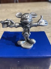 Hudson Fine Pewter Disney Mickey Mouse “Ringmaster” Figurine #3859  NEW Showman