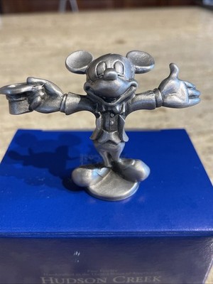 Hudson Fine Pewter Disney Mickey Mouse  Ringmaster  Figurine #3859  NEW Showman