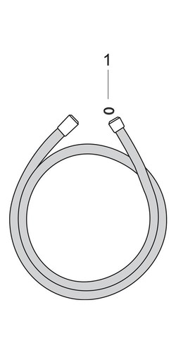 hansgrohe Brauseschlauch ISIFLEX chrom 2000 mm - Bild 3 von 7