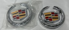2pcs Cadillac Fender Badge Marker Door Adhesive Emblem Car Decoration Sport V 2pcs Cadillac Fender Badge Marker Door Adhesive Emblem Car Decoration Sport V