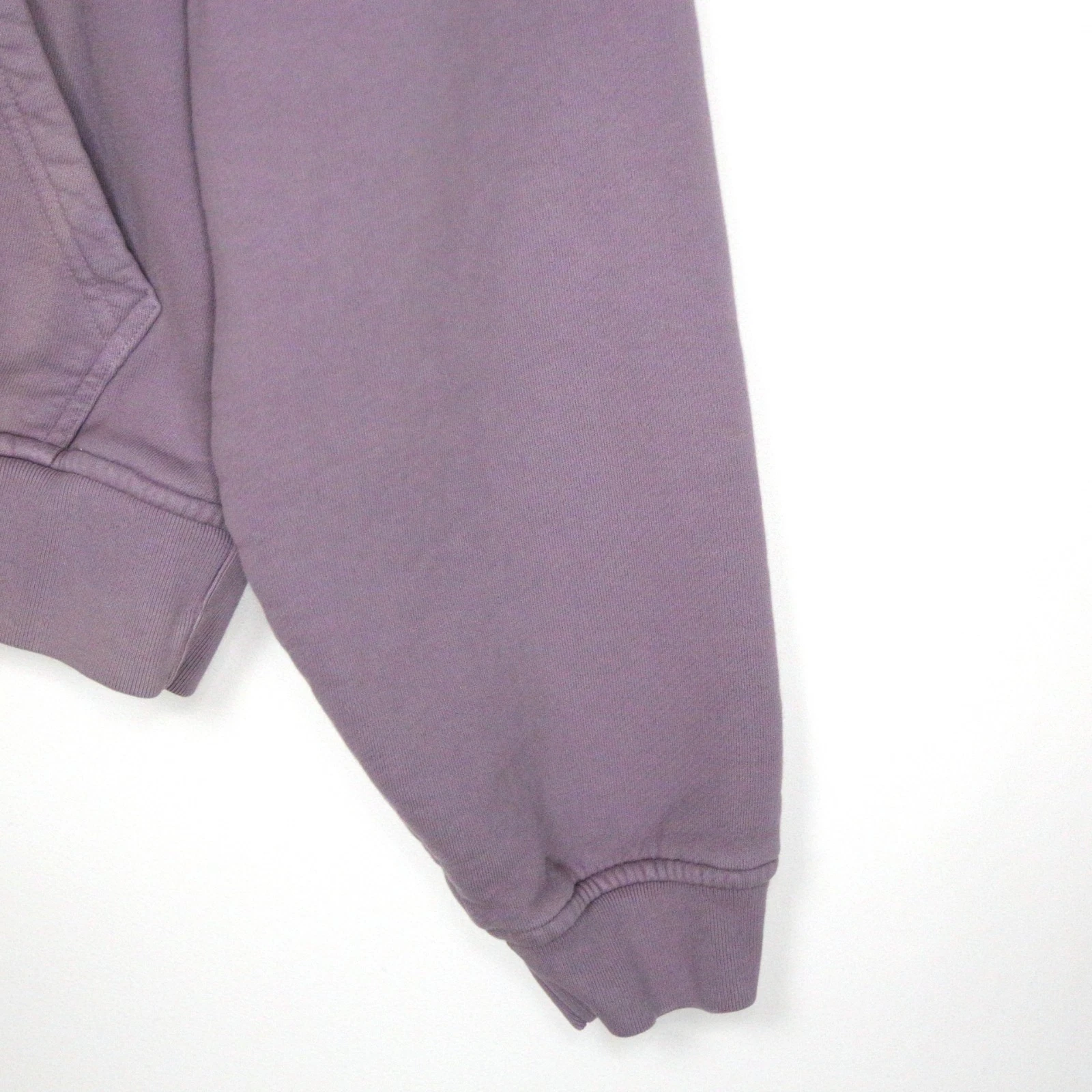 Felpa con cappuccio e zip Rhude viola lavanda SBIADITA oversize piccola *LEGGI*