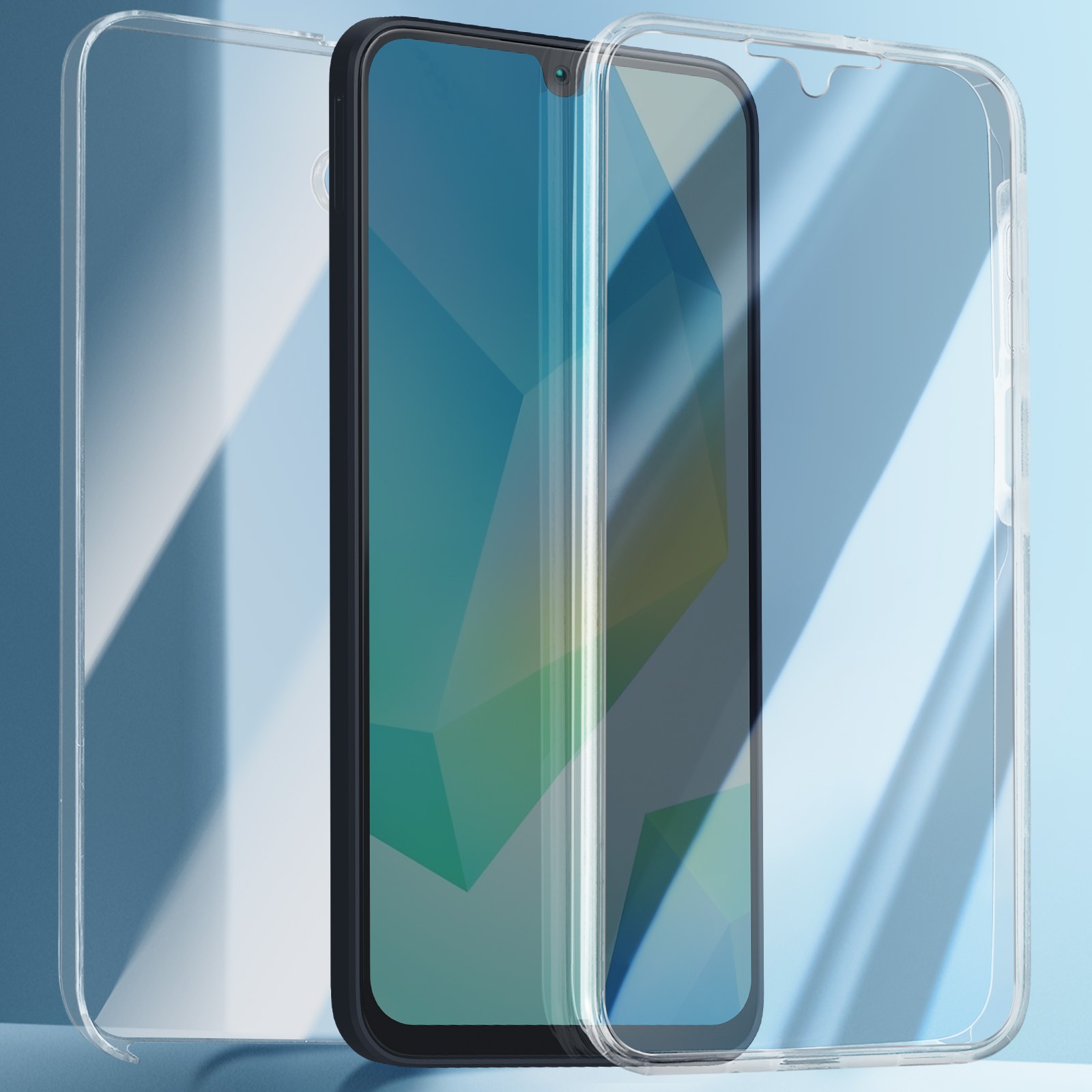 Coque intégrale A16 tactile antichoc protégeant l'objectif des rayures sur la table - 3