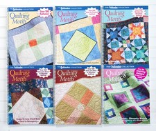 Quiltmaker QUILTING MOTIFS Series Lot of 6 Volumes 1-6 Set Spiral Bound Books