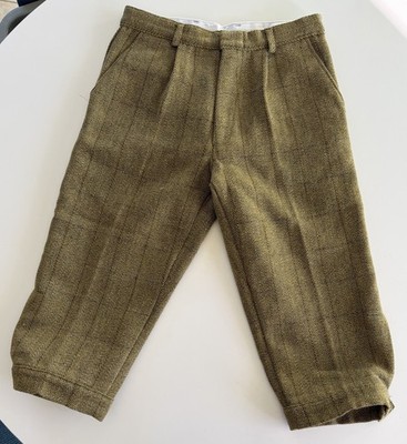 Mens Derby Tweed Breeks Plus Fours Breeches Country Wear 2 Trousers 30 