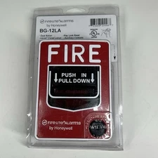 Honeywell Firelite BG-12LA Fire Alarm Pull Station Dual Action Key Lock Reset