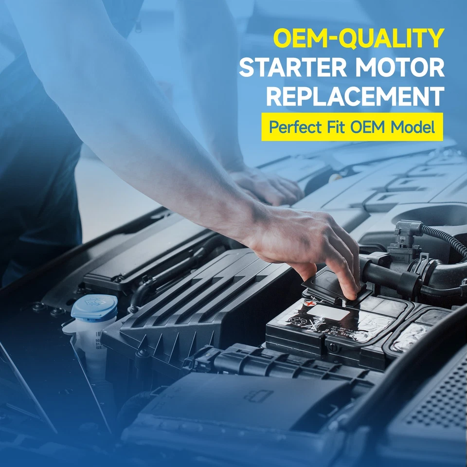 6674 Starter for Ford Escape Focus 2005 2006 2007 2008 2009 2010 2.0L 2.3L 2.5L - Image 2 of 4