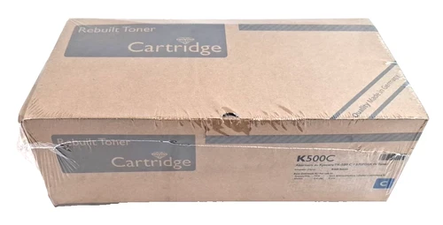 Cartridge Rebuilt Toner K500C Alternativ für Kyocera TK-500C/370PD5KW Toner Cyan