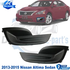 Front Fog Light Cover Textured Right & Left Side For 2013-15 Nissan Altima Sedan