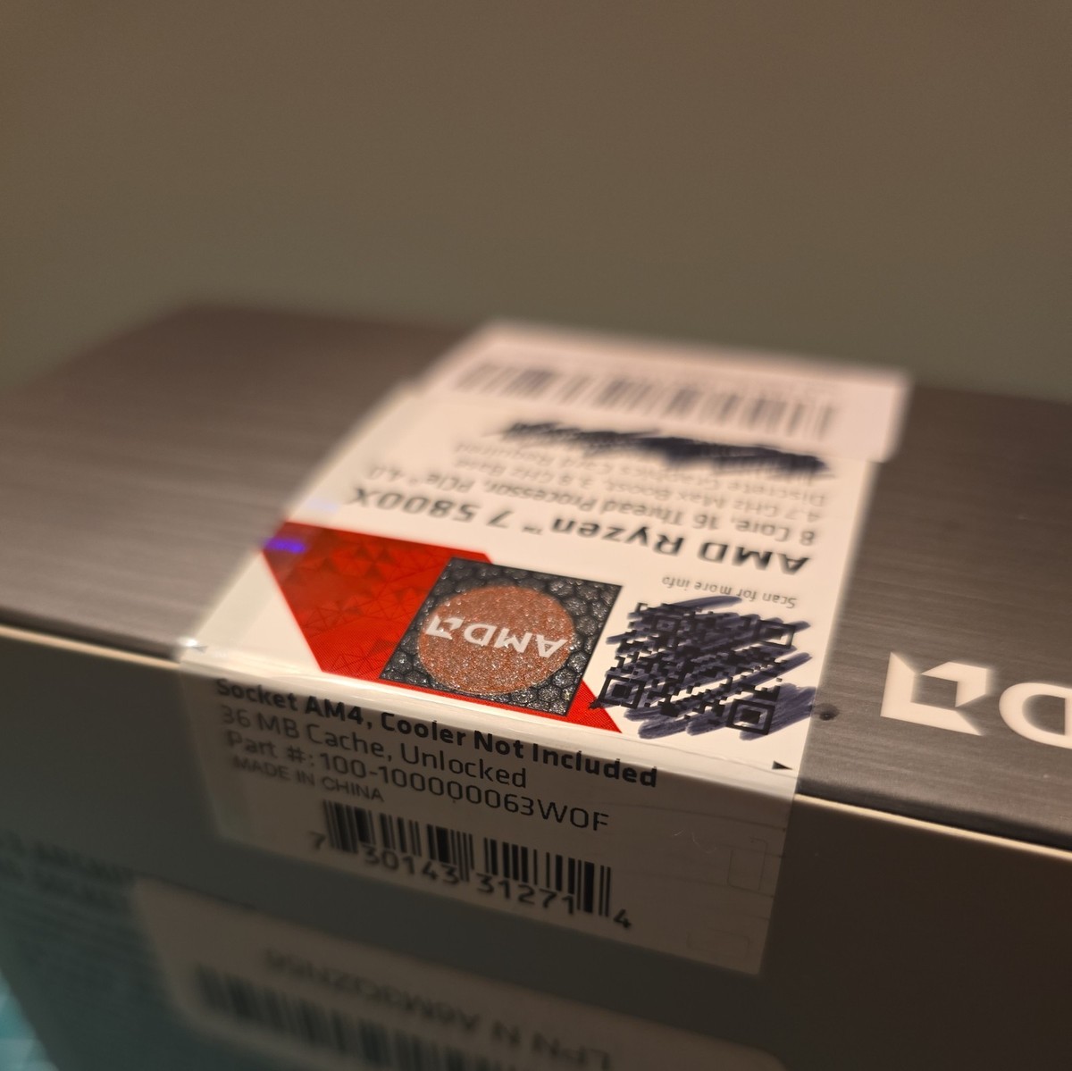 ryzen7 5800x セット売り おまけ有り AMD Ryzen 7 5800X Processor (4.7GHz, 8 Cores, Socket AM4) Box