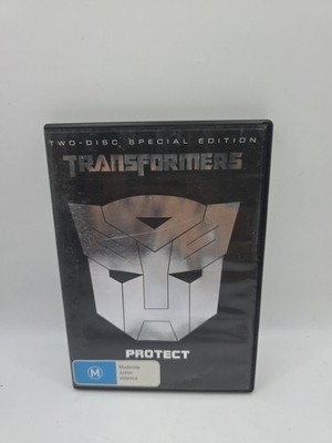 Transformers DVDRegion 4 Pal Widescreen 2diac Set Writing On 1disc See Photo