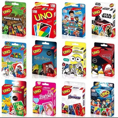 Uno Karten Marvel Pokemon Minecraft Frozen Anime Super Mario Cars  Barbie