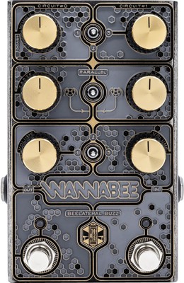 Beetronics FX Wannabee ''Beelateral Buzz'' Overdrive Pedal - Beeyond Relic'd,