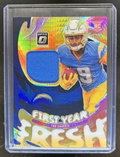 2025 Donruss Optic Tre Harris Blue Hyper (RAW)