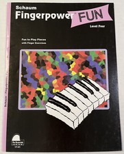 FINGERPOWER FUN: LEVEL 4 INTERMEDIATE LEVEL SCHAUM By Wesley Schaum Piano PB NEW
