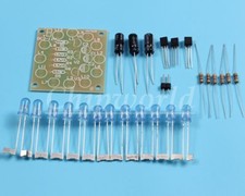 Circular Lamp Suite 12PCS LED Blue DIY Kit Electronic Production DIY kit