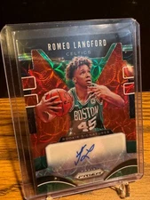 2019-20 Prizm Romeo Langford Rookie Signatures AUTO RED SCOPE CHOICE SSP