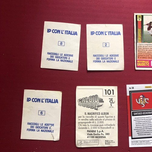 Lotto misto figurine Panini-Ip-Merlin 80-90 originali con velina e card anni 10 - Foto 7 di 11