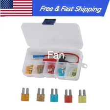 Car Mini 32V Micro2 In-line Fuse Holder Fuse Tap Fuse Puller & Micro2 Fuse Set f