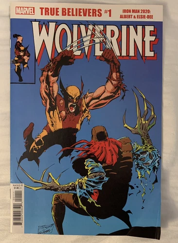 True Believers IRON MAN 2020 ALBERT & ELSIE-DEE#1 Marvel Comics Wolverine