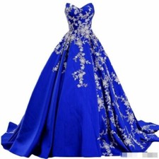 Preços baixos em Vestido de Noiva Azul Royal em Vestidos de Noiva