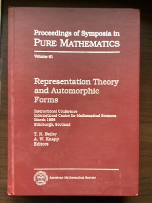 Repräsentationstheorie und automorphe Formen. Herausgegeben von Bailey & Knapp. Pub 1997.