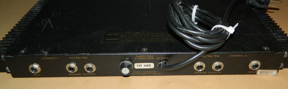 Lee Jackson SP-1000 Perfect Connection ~ 200 Watt Power Amp Lee Jackson SP-1000 Perfect Connection ~ 200 Watt Power Amp