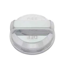 def tank cap chrome plastic stick-on cover Peterbilt kenworth new #21265