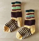 Handmade Knitted socks Unique Warm Boot Socks Children Kids NEW