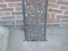 Vintage Cast Iron Railing Architectural Salvage Rail Roses vines leaves — photo 4