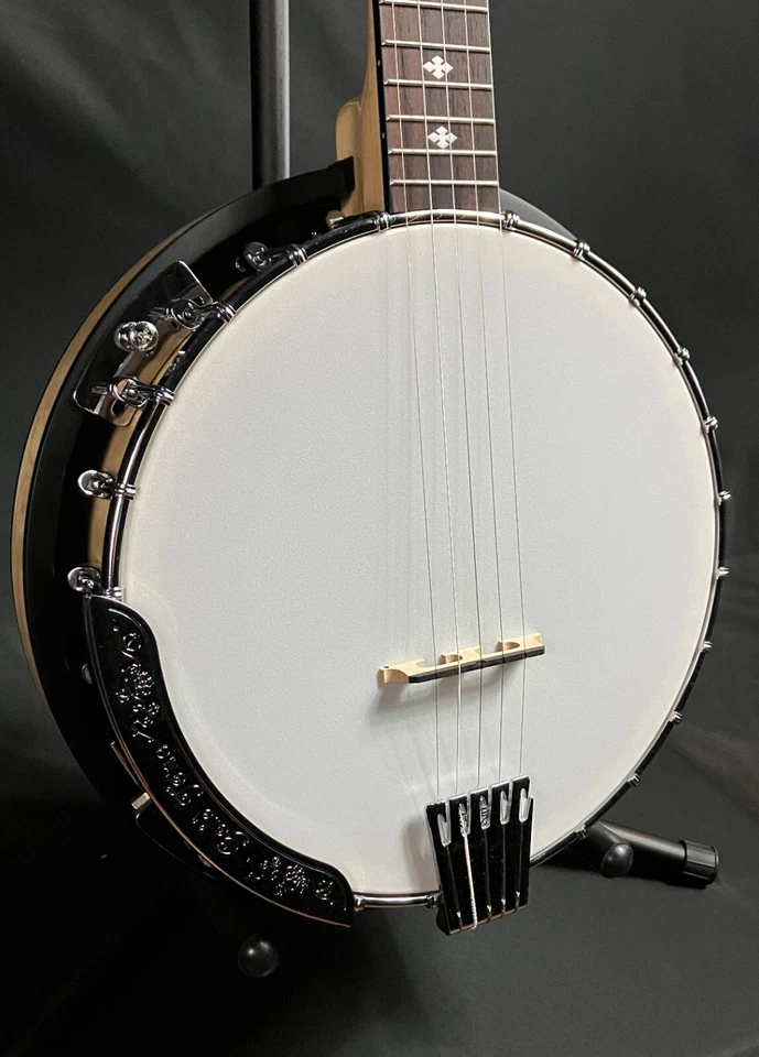 Gold Tone CC-100R Cripple Creek 5-String Banjo Blonde Natural Finish w/ Gig Bag - Image 3 of 4