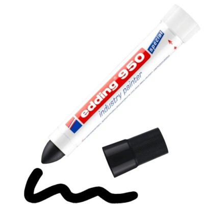 Edding 950 industry painter Spezialmarker permanent Strichstärke 10mm schwarz