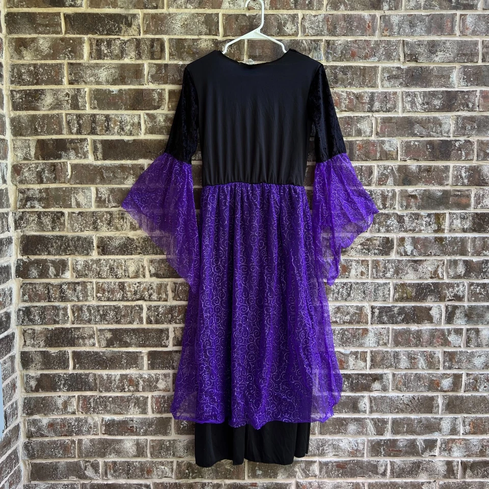 Disfraz de Bruja Juniors Glamour con Hermosa Diadema Sombrero de Bruja Talla Mediana Foto 3 de 4