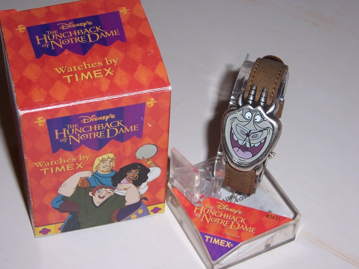 Vintage The Hunchback of Notre Dame Watch by Timex 1994 features