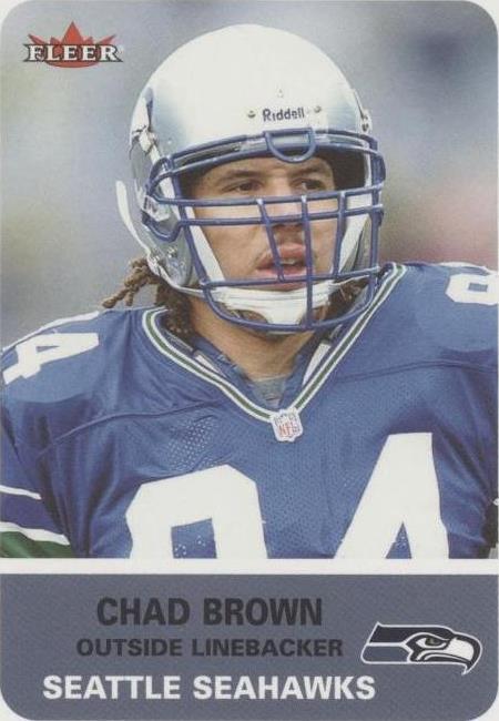 2002 Fleer Tradition Chad Brown #203 - 1 of 2