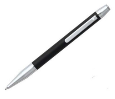 Sheaffer Matte Black Defini Ballpoint Pen Black Ink In Box NEW