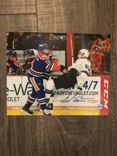 Joe Gambardella Bakersfield Condors Edmonton Oilers Autographed 8 X 10 Photo COA
