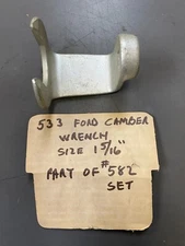 Ford Camber Alignment Wrench 1-5/16", J H Bender Equipment #533