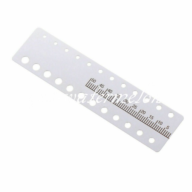 10 Pcs Dental Stainless Steel Endodontic Rulers 90 mm Root Canal