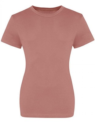 Just Ts JT100F | Damen Shirt The 100 Girlie T, kurze eingesetzte Ärmel
