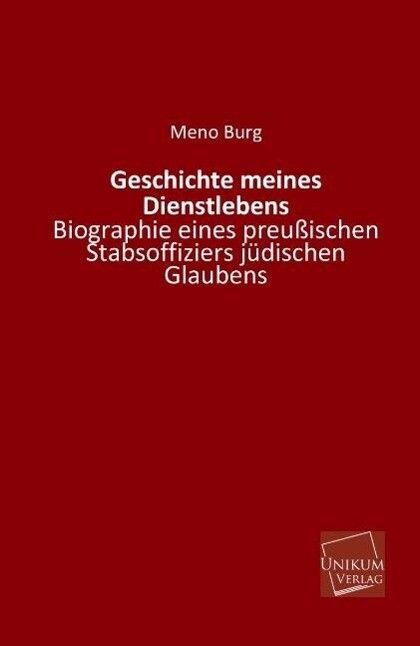 Thumbnail - Geschichte Meines Dienstlebens | Buch | 9783845740393