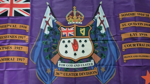 36th Ulster Division Counties Flag 3X5FT - Picture 4 of 6