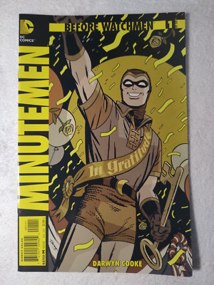 Cb34~comic book~rare minute men before watchmen issue #1 of 6 Aug '12 DC rated M