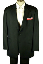 Brooks Brothers 346 Stretch Men's Navy Herringbone Wool Spandex Blazer 45L 45 L