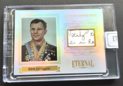 Eternal Cuts World Celebrities Edition Yuri Gagarin #/50