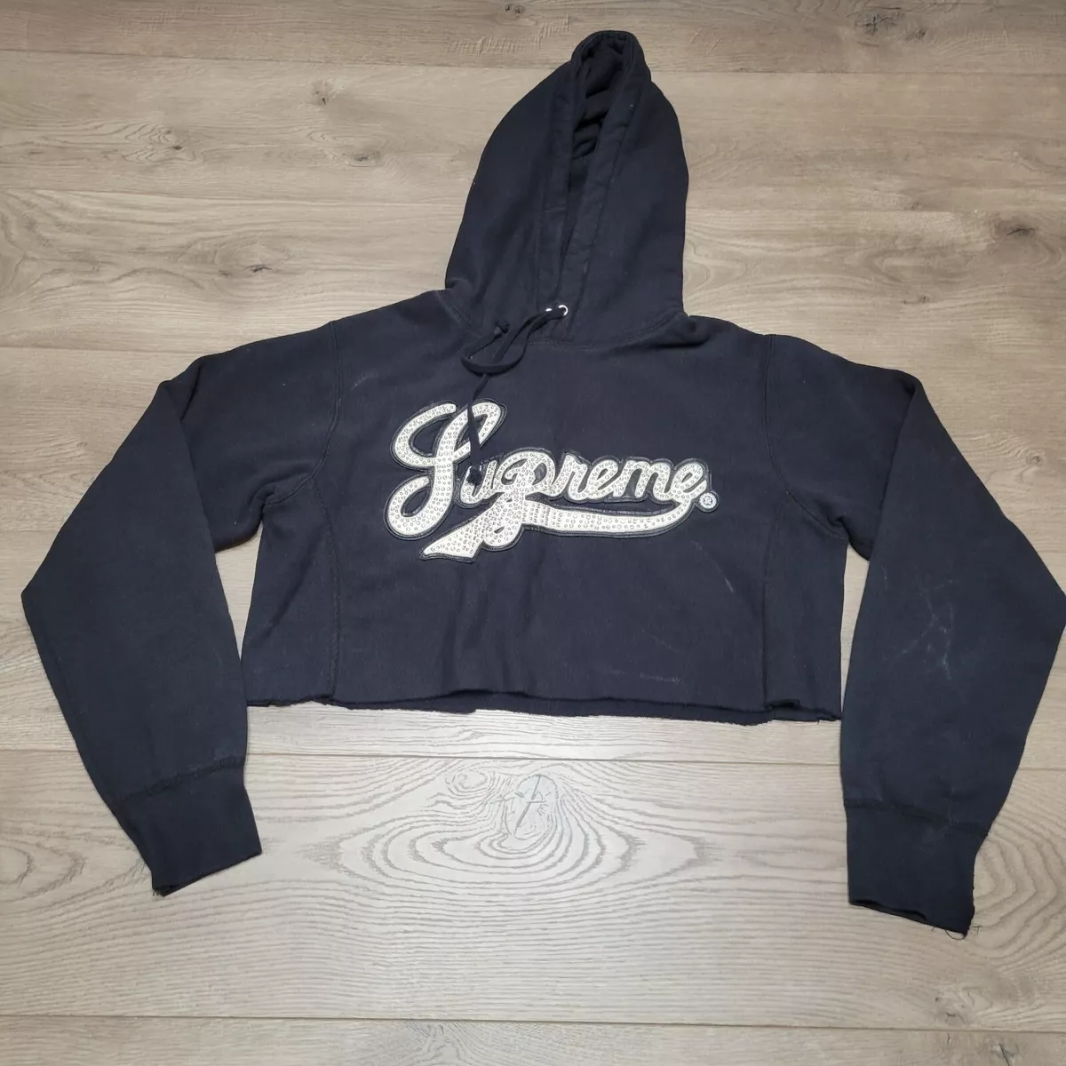 Supreme Sweatshirt Womens Medium Black Classiccore Hip Hop Preppy
