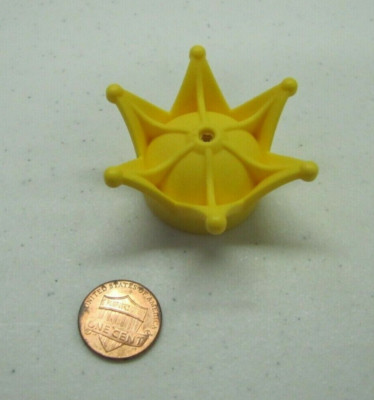 Vintage Lego Duplo Yellow Crown From Theater Set For Princess Prince Queen King